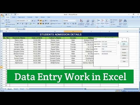  do Accurate Data Entry, Excel and PDF to Excel Work Fast