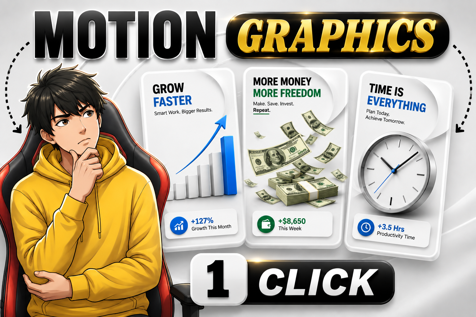  design eye catching YouTube thumbnail for you.